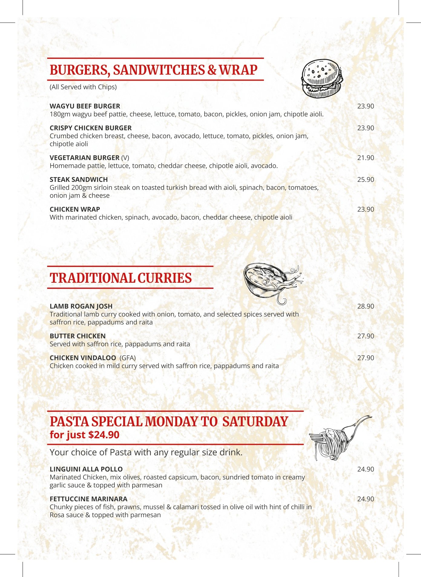 Dinner Menu 2