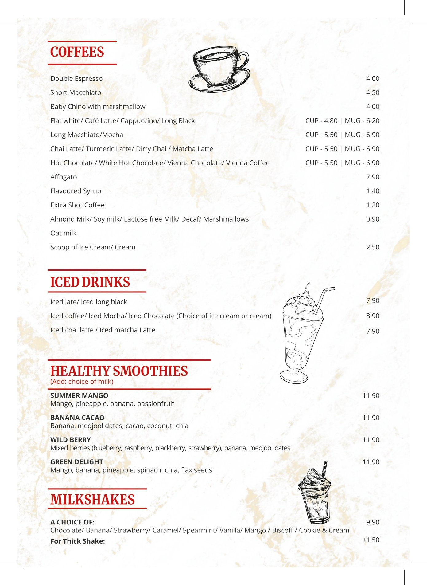Dinner Menu 4