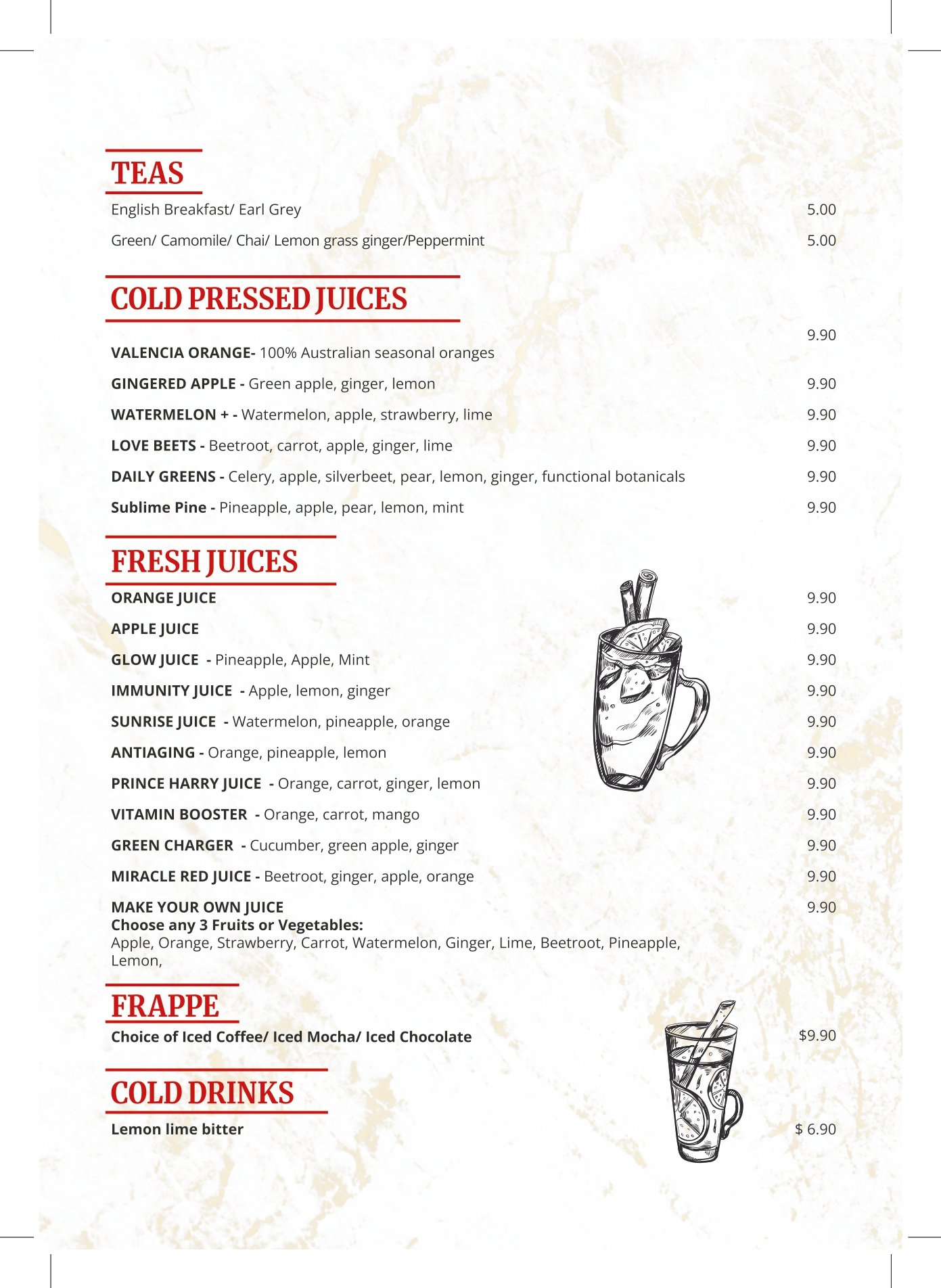 Dinner Menu 5